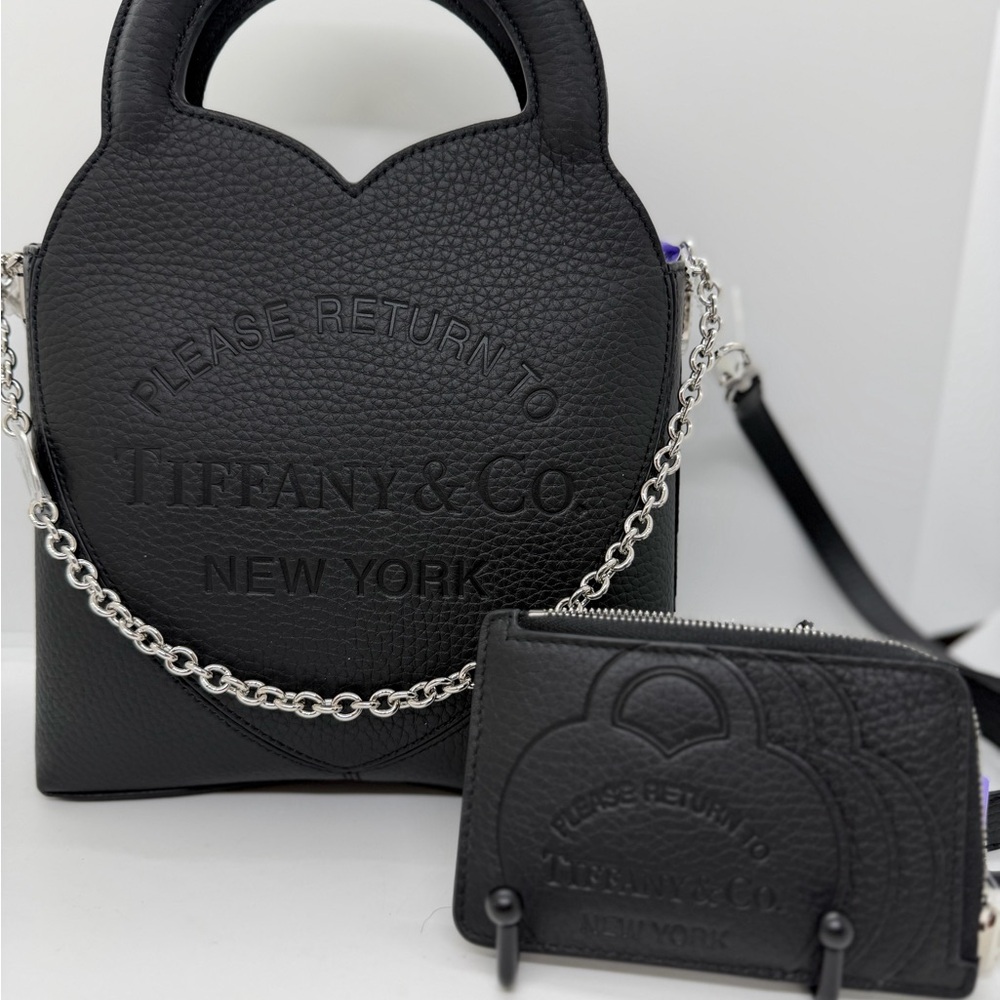 Return to Tiffany - Tiffany & Co. Black Bag & Cardholder